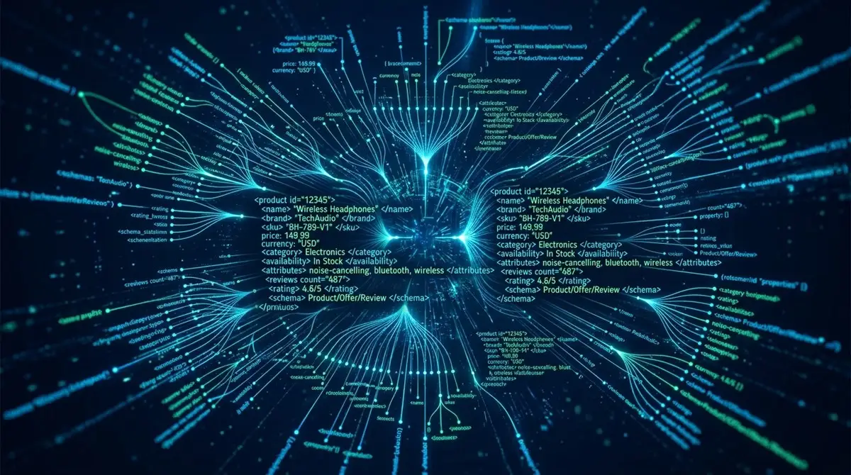 GEO for e-commerce - Abstract structured product data signals